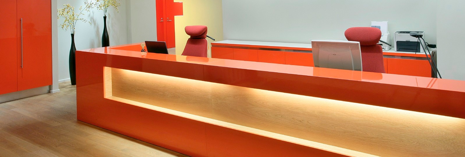 reception corian design