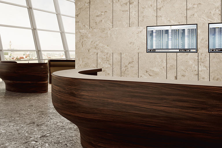 solid surfaces for airports