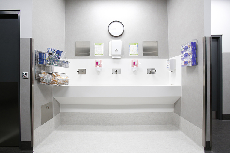 hygienic solid surfaces for labs and healthcare