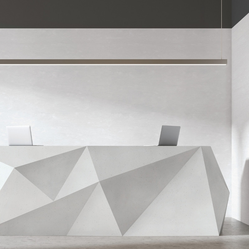 Hanex Sculptured Reception Desk